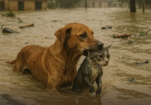 Dog Rescuer Hero: Stunning Loyalty in Flooded Quảng Bình