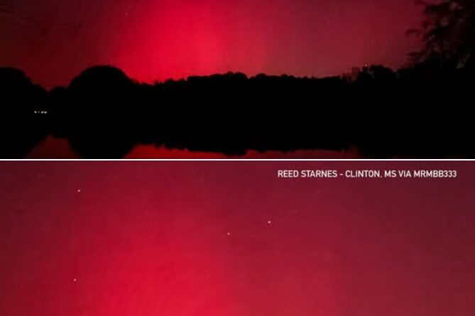 Aurora Borealis: Stunning Rare G4 Geomagnetic Storm Sighting