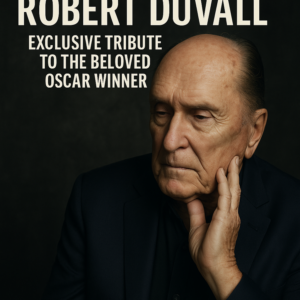 Generate a high-quality, relevant image prompt for an article about: Robert Duvall Exclusive Tribute