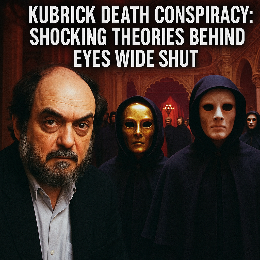 Generate a high-quality, relevant image prompt for an article about: Kubrick Death Conspiracy: Shock
