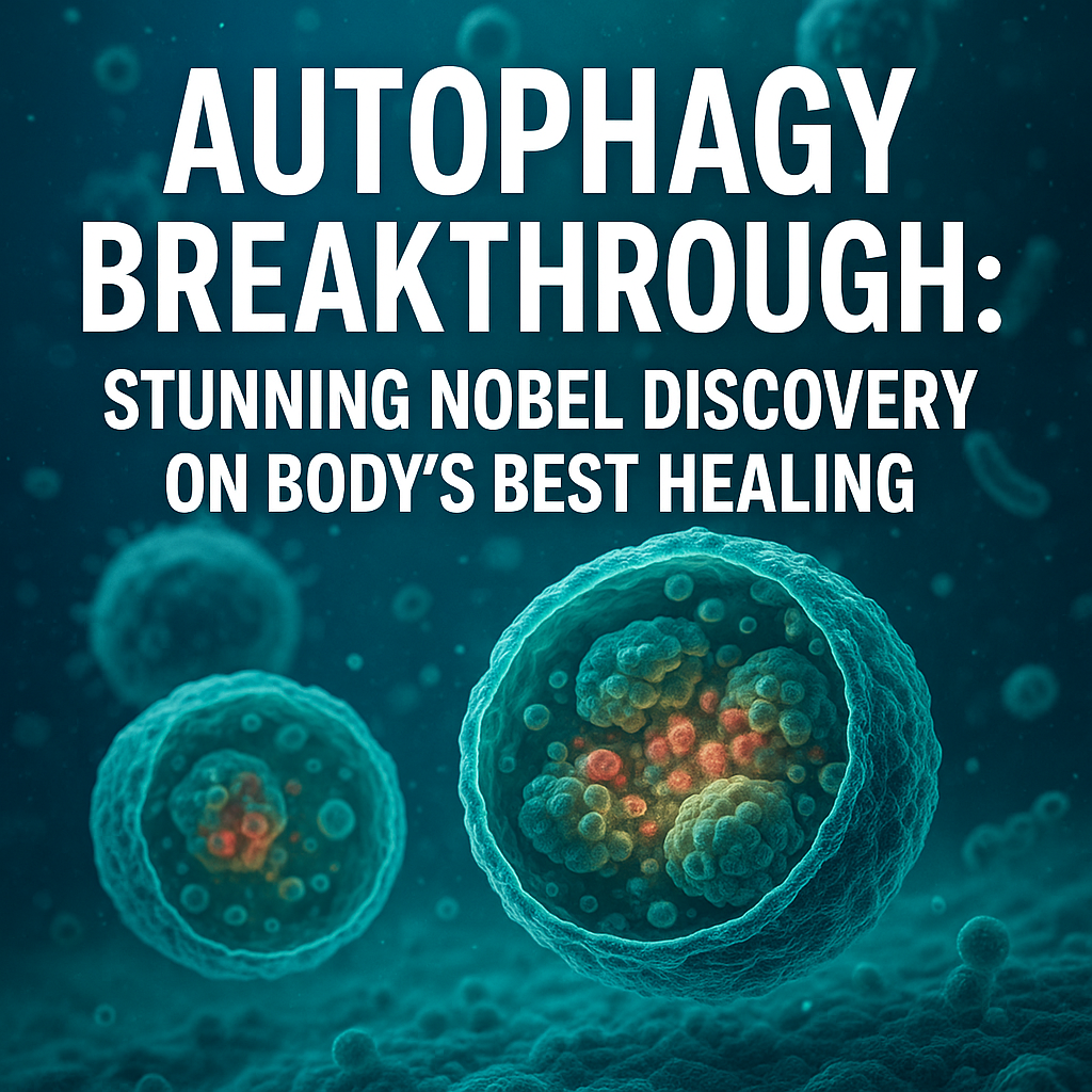 Generate a high-quality, relevant image prompt for an article about: Autophagy Breakthrough: Stunnin