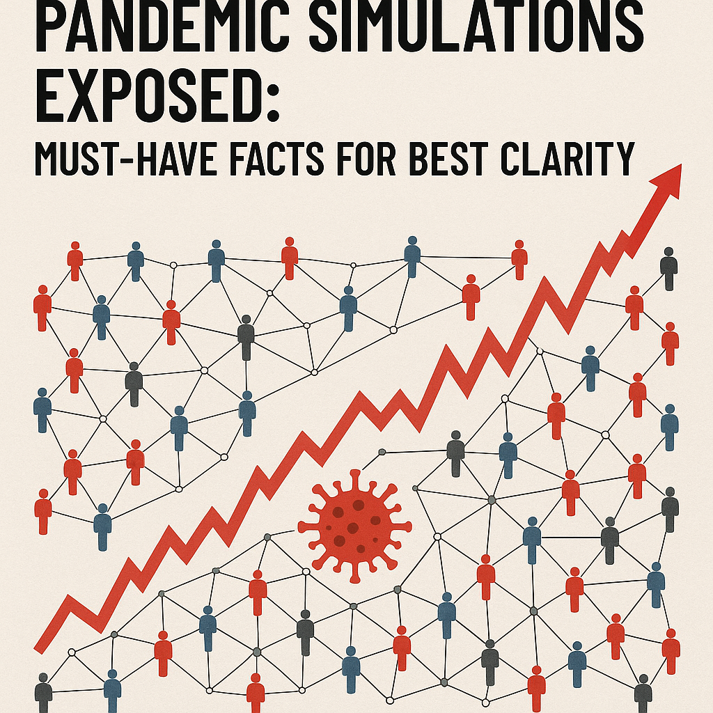 Generate a high-quality, relevant image prompt for an article about: Pandemic Simulations Exposed: M