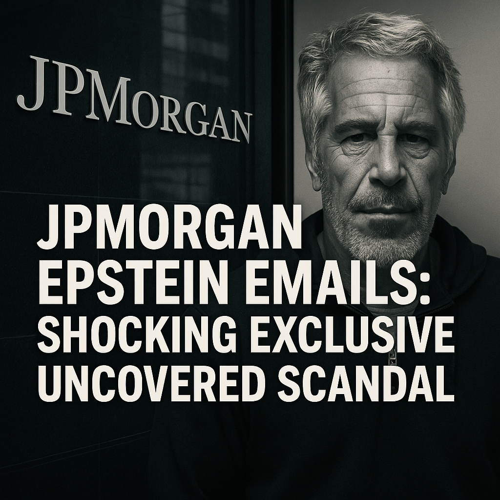 Generate a high-quality, relevant image prompt for an article about: JPMorgan Epstein Emails: Shocki